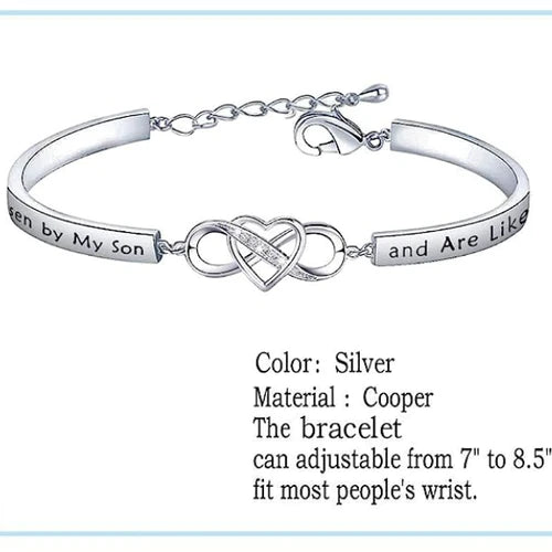 To My Daughter-In-Law | You Are Also My Daughter-In-Heart | Infinity Heart Bracelet